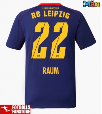 RB Leipzig David Raum #22 Bortatröja 2025-26 Kortärmad